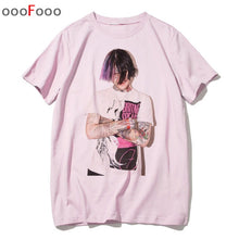 Load image into Gallery viewer, lil peep t shirt rap rapper hip hop Lil Peep. Cry Baby t-shirt tshirt top tee shirts funny tshirt men male/women Printed