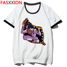 Load image into Gallery viewer, JoJo Bizarre Adventure Funny T-shirts for Man/woman Japan Anime Printed Tshirt Casual Jojo T Shirt Hip Hop Top Tees Male/female