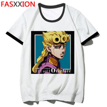 Load image into Gallery viewer, JoJo Bizarre Adventure Funny T-shirts for Man/woman Japan Anime Printed Tshirt Casual Jojo T Shirt Hip Hop Top Tees Male/female