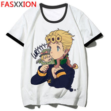 Load image into Gallery viewer, JoJo Bizarre Adventure Funny T-shirts for Man/woman Japan Anime Printed Tshirt Casual Jojo T Shirt Hip Hop Top Tees Male/female