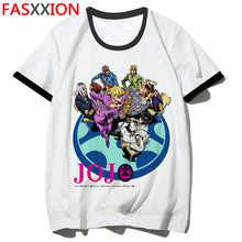 Load image into Gallery viewer, JoJo Bizarre Adventure Funny T-shirts for Man/woman Japan Anime Printed Tshirt Casual Jojo T Shirt Hip Hop Top Tees Male/female