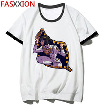 Load image into Gallery viewer, JoJo Bizarre Adventure Funny T-shirts for Man/woman Japan Anime Printed Tshirt Casual Jojo T Shirt Hip Hop Top Tees Male/female