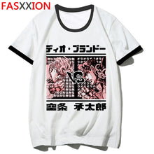 Load image into Gallery viewer, JoJo Bizarre Adventure Funny T-shirts for Man/woman Japan Anime Printed Tshirt Casual Jojo T Shirt Hip Hop Top Tees Male/female