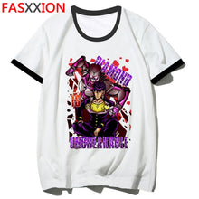 Load image into Gallery viewer, JoJo Bizarre Adventure Funny T-shirts for Man/woman Japan Anime Printed Tshirt Casual Jojo T Shirt Hip Hop Top Tees Male/female