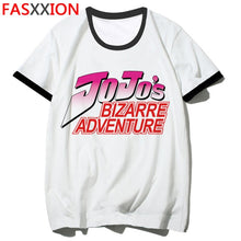 Load image into Gallery viewer, JoJo Bizarre Adventure Funny T-shirts for Man/woman Japan Anime Printed Tshirt Casual Jojo T Shirt Hip Hop Top Tees Male/female