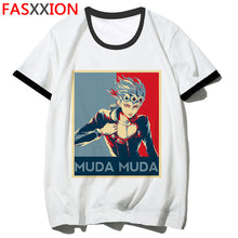 Load image into Gallery viewer, JoJo Bizarre Adventure Funny T-shirts for Man/woman Japan Anime Printed Tshirt Casual Jojo T Shirt Hip Hop Top Tees Male/female