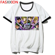 Load image into Gallery viewer, JoJo Bizarre Adventure Funny T-shirts for Man/woman Japan Anime Printed Tshirt Casual Jojo T Shirt Hip Hop Top Tees Male/female